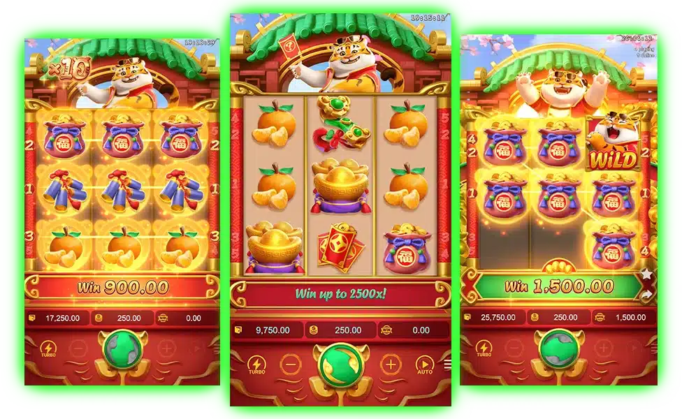 รูปแบบลักษณะของตัวเกม Fortune Tiger